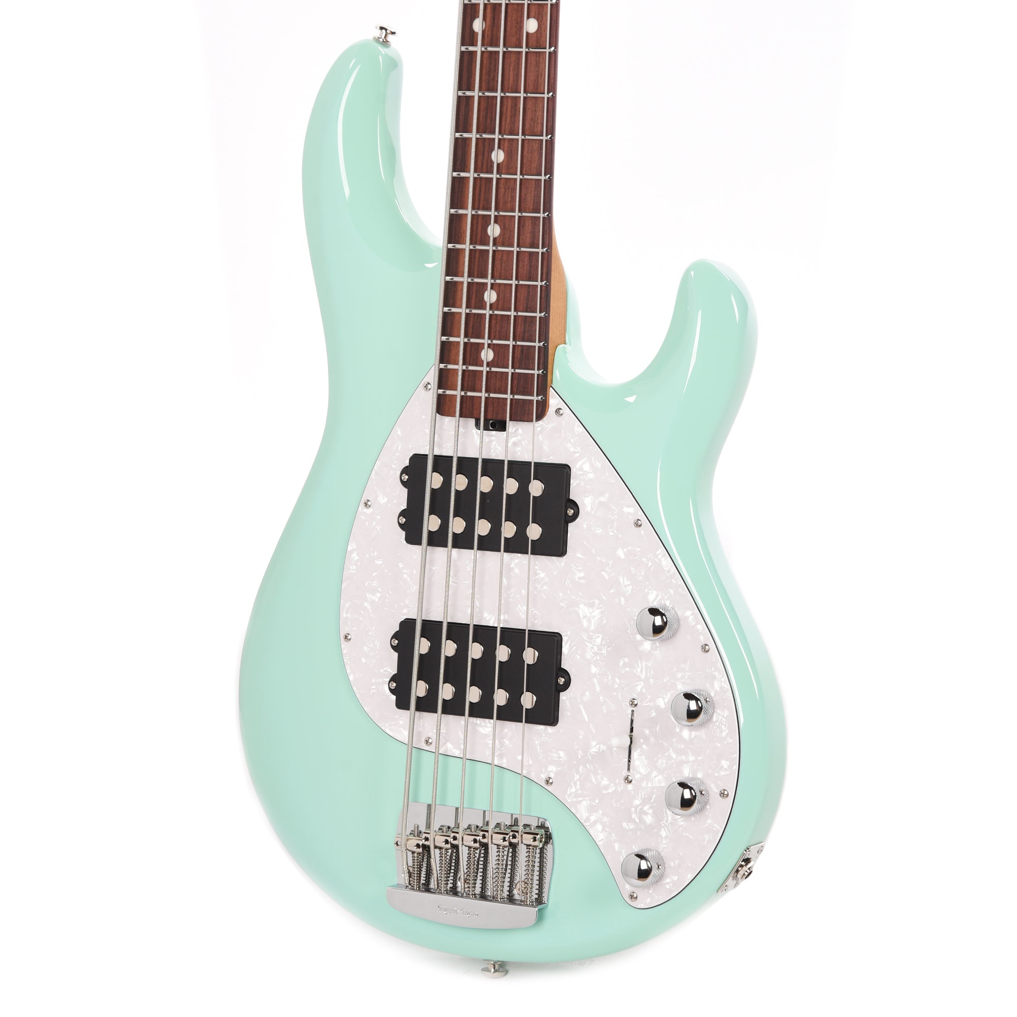 Music Man StingRay Special 5 HH Laguna Green w/Roasted Maple Neck
