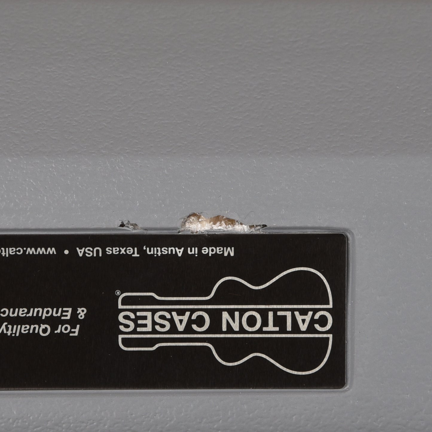 Calton Cases Acoustic D-18 Guitar Case Gray w/Blue Velvet Interior