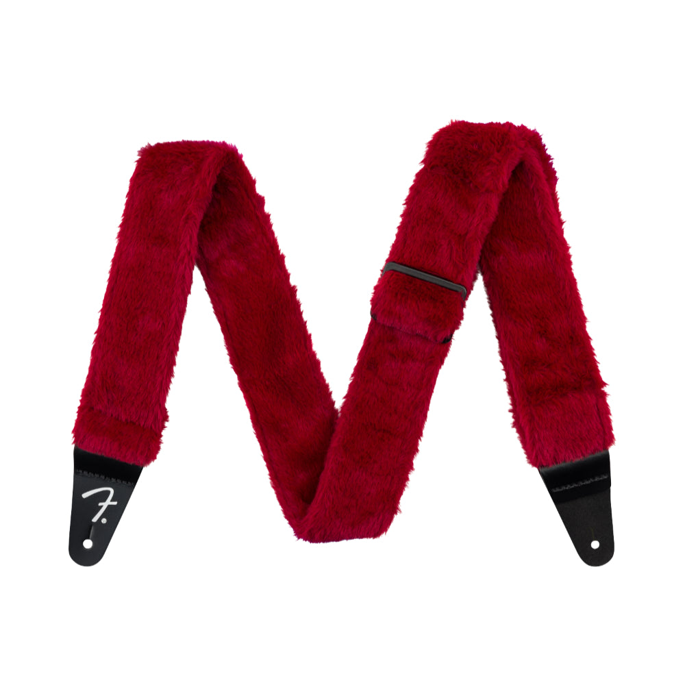 Fender Poodle Plush Strap Red