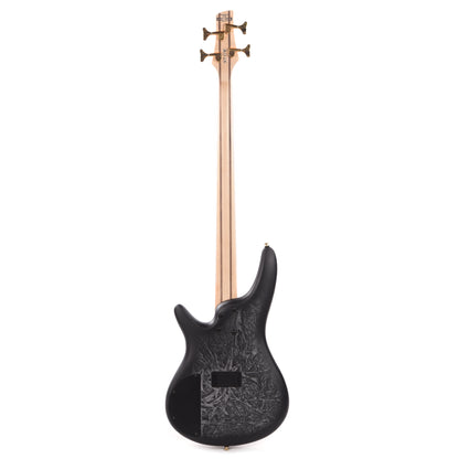 Ibanez SR300EDXBZM Standard 4-String Electric Bass Black Ice Frozen Matte
