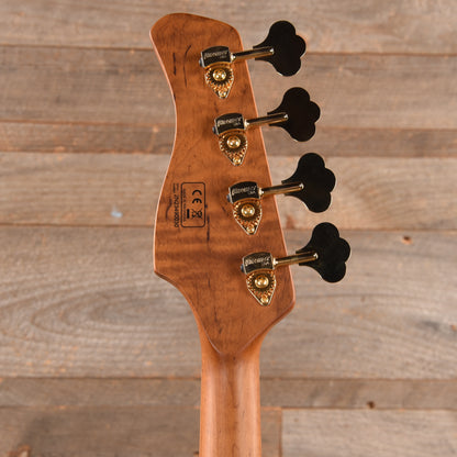 Sire Marcus Miller V10 DX Flame Maple/Swamp Ash 4-String Tobacco Sunburst