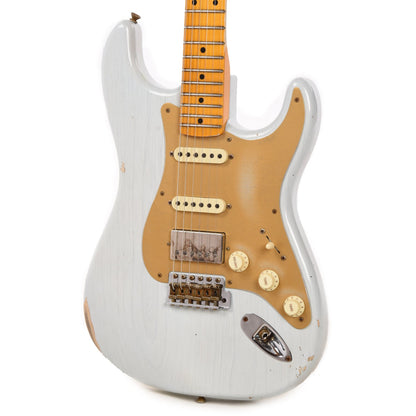 Fender Custom Shop 1957 Stratocaster HSS "Chicago Special" Relic Super Aged Trans Sonic Blue w/Lollar Imperial & Gold Anodized Pickguard Electric Guitars / Solid Body