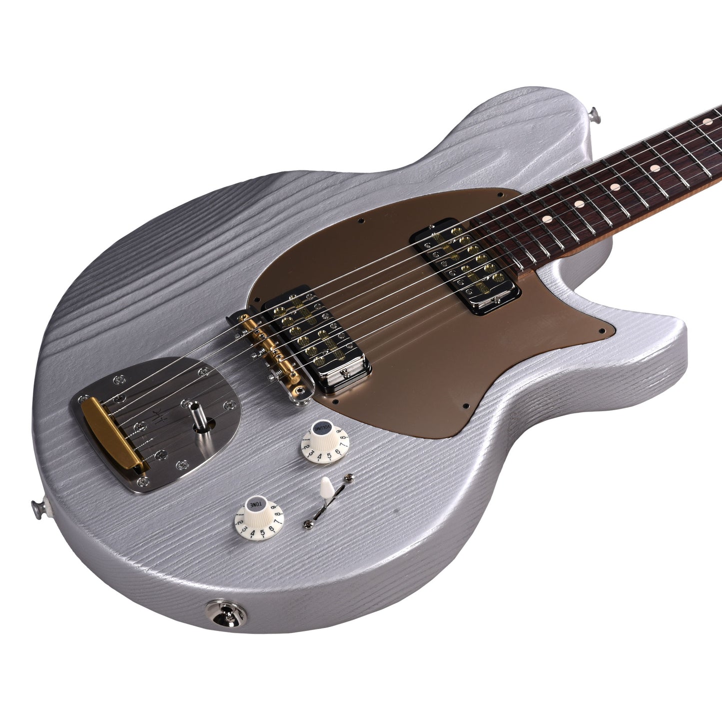 Eastman D'Ambrosio Offset '63 Phoenix Pine Inca Silver w/Lollar Goldfoil Pickups