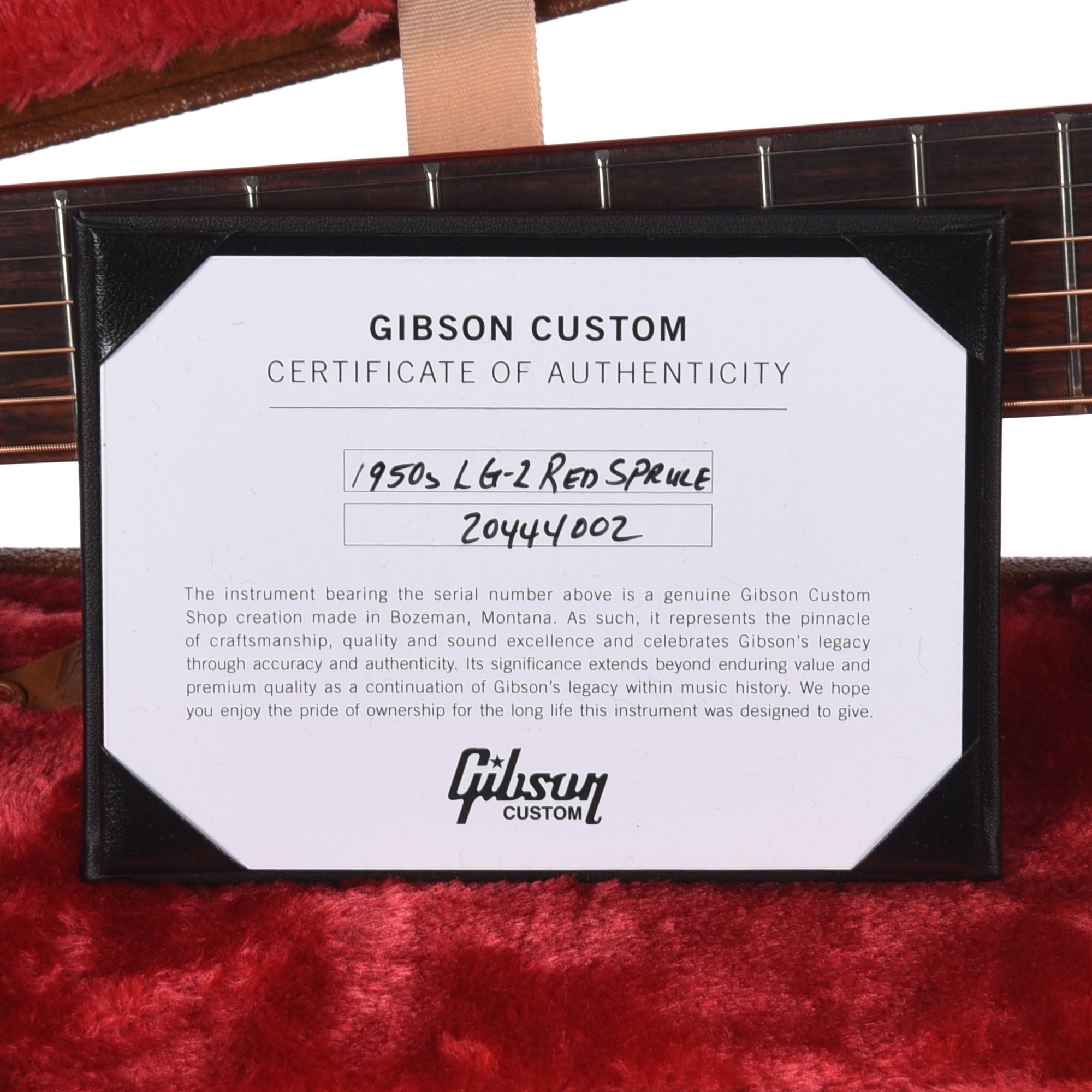 Gibson Original 50's LG-2 Original Vintage Sunburst Tight Burst Adirondack Spruce VOS