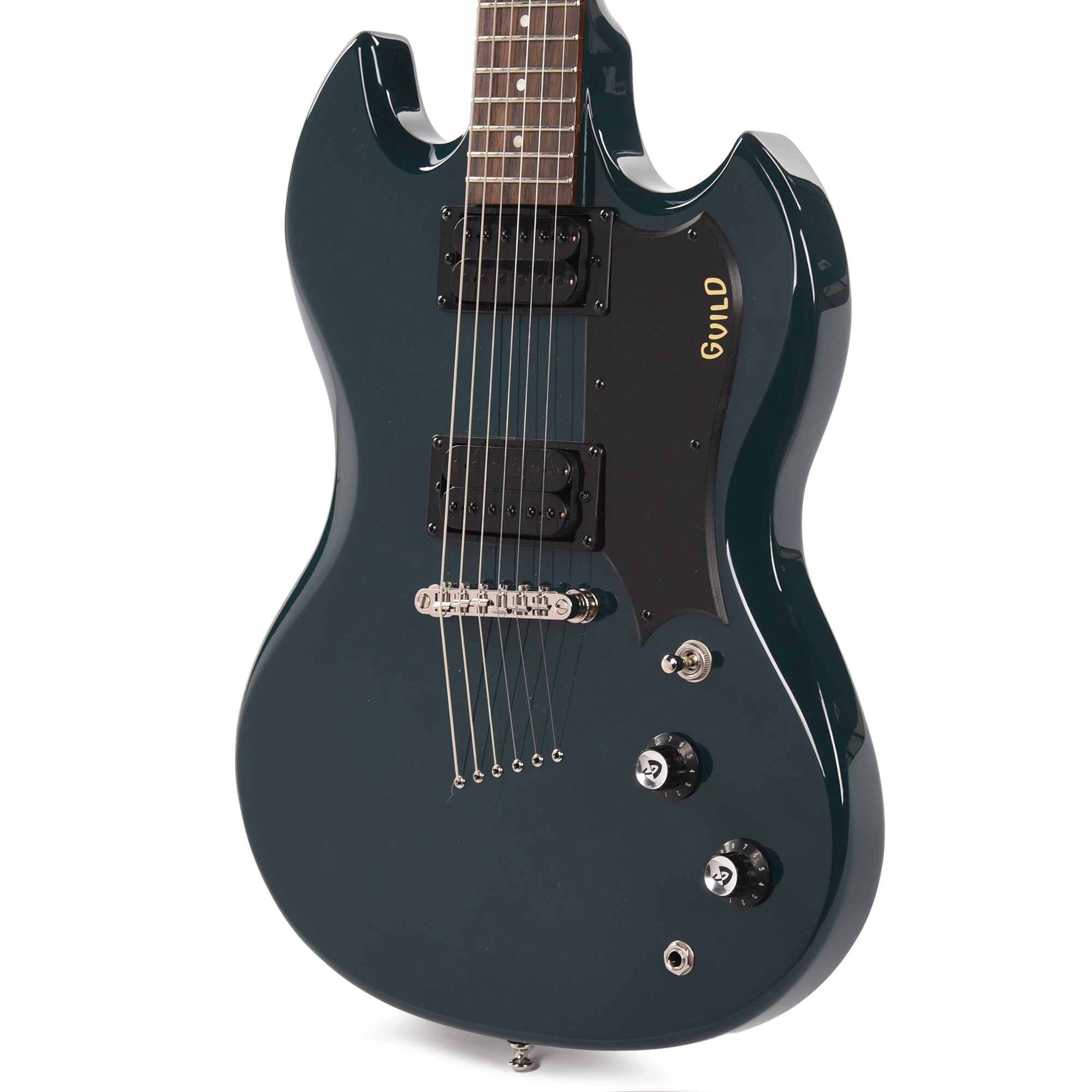 Guild Polara Solid Body Electric Guitar Blue Steel