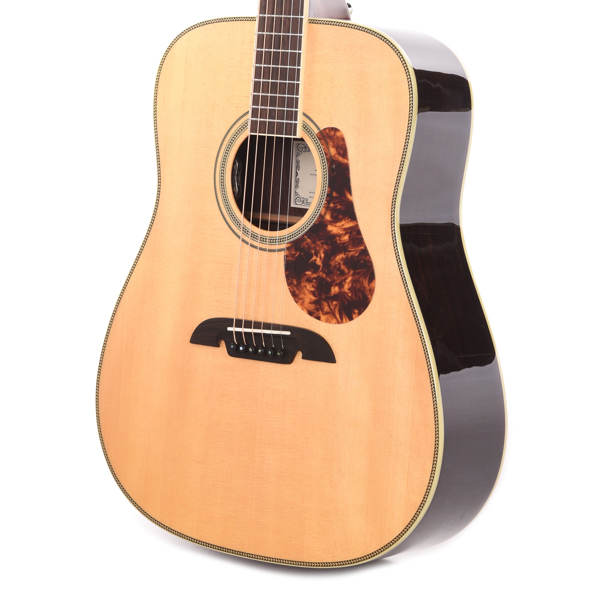 Alvarez MD70e Masterworks Dreadnought Solid AAA Sitka Spruce/Solid East Indian Rosewood Natural w/Herringbone