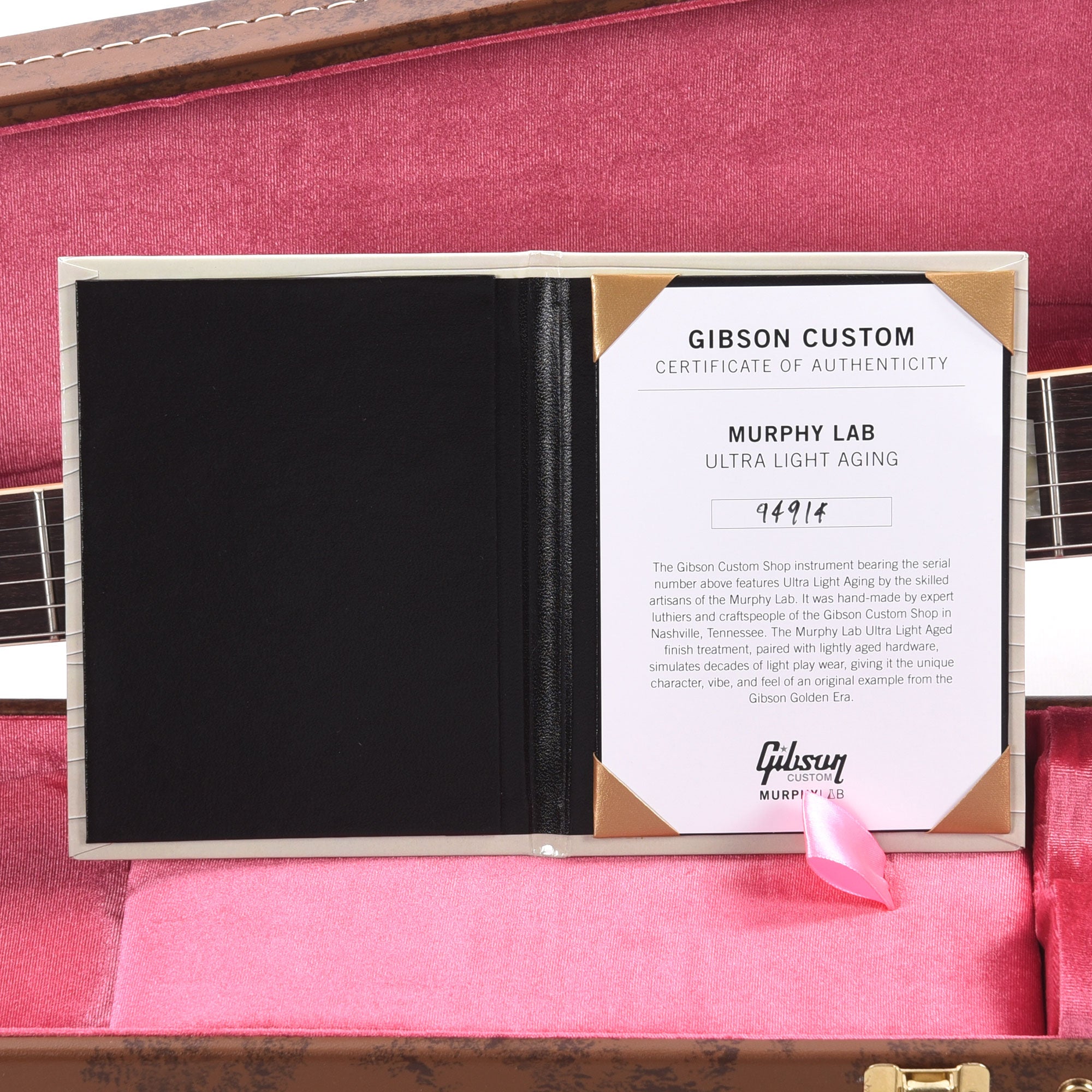 Gibson Custom Shop Murphy Lab 1959 Les Paul Standard Reissue Factory Burst Ultra Light Aged