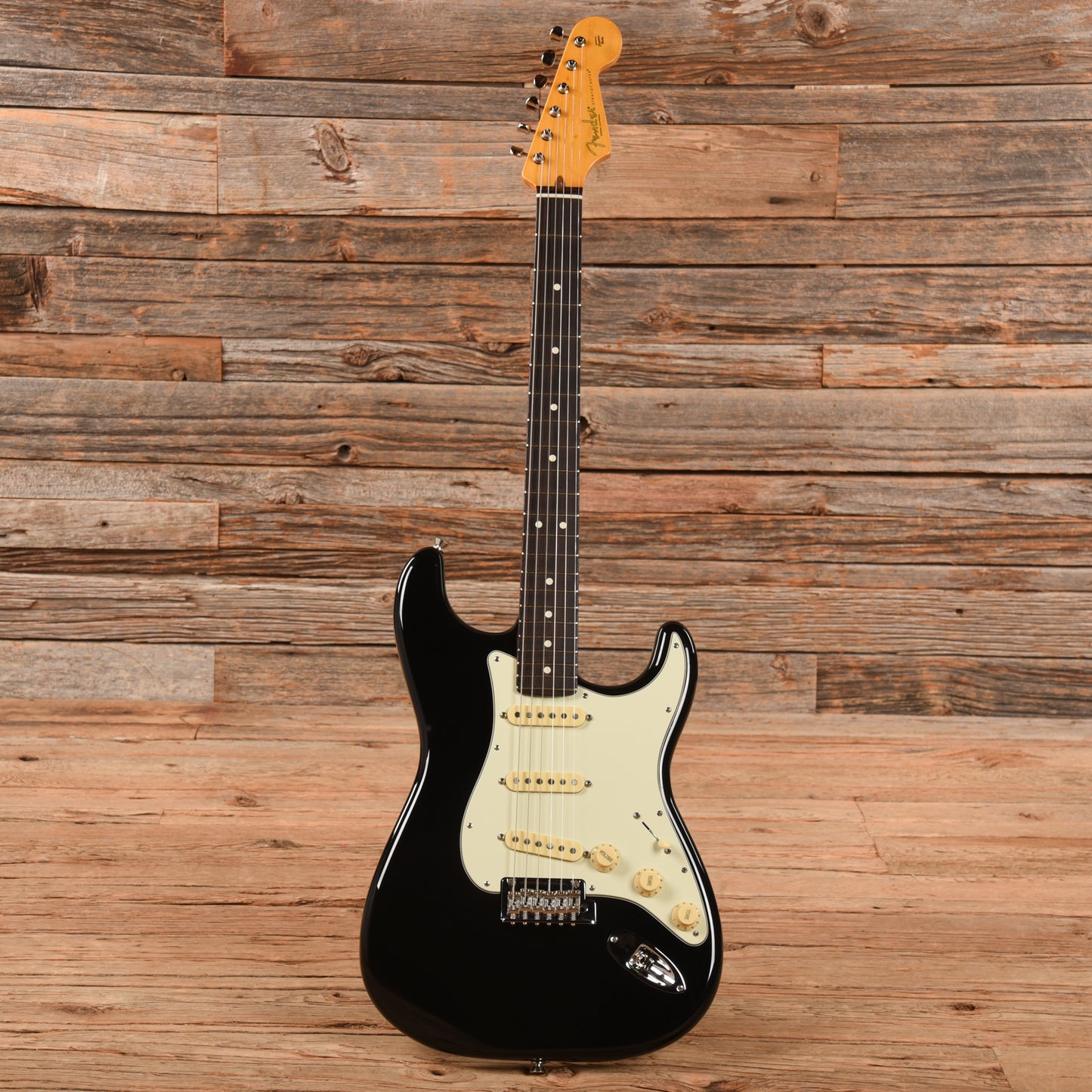 Fender American Professional II Stratocaster Neck w/Deluxe Series Stratocaster Body Black 2023