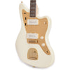 Squier 40th Anniversary Gold Edition Jazzmaster Olympic White w/Gold Anodized Pickguard Electric Guitars / Solid Body