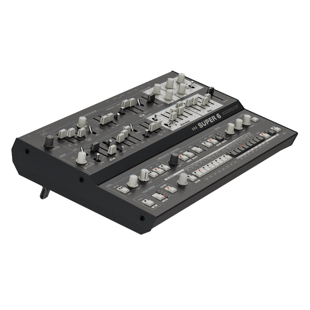 UDO Super 6 Polyphonic Analog Desktop Synthesizer Limited Edition Black