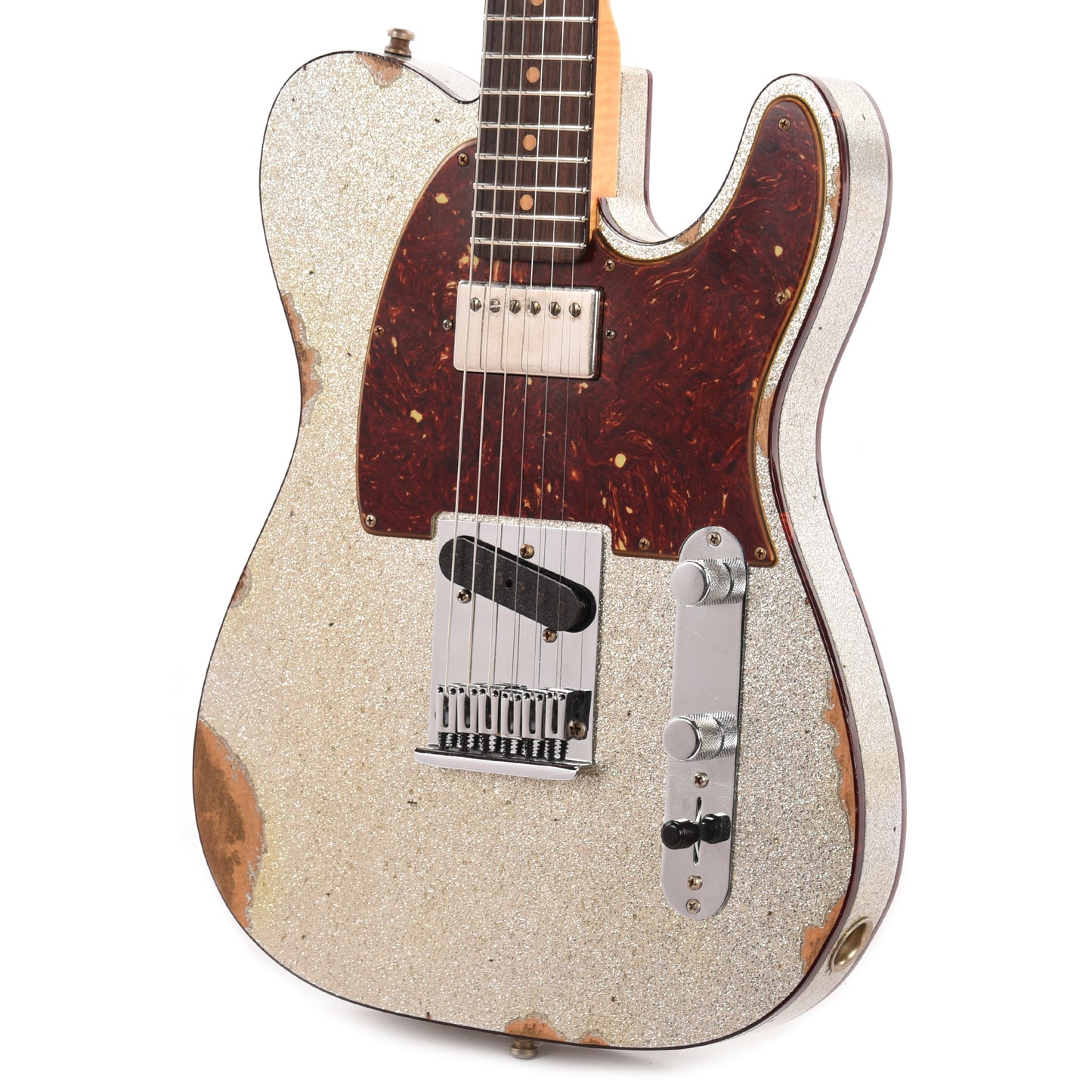 Fender Custom Shop American Custom Telecaster "Chicago Special" Relic Faded/Aged Silver Sparkle
