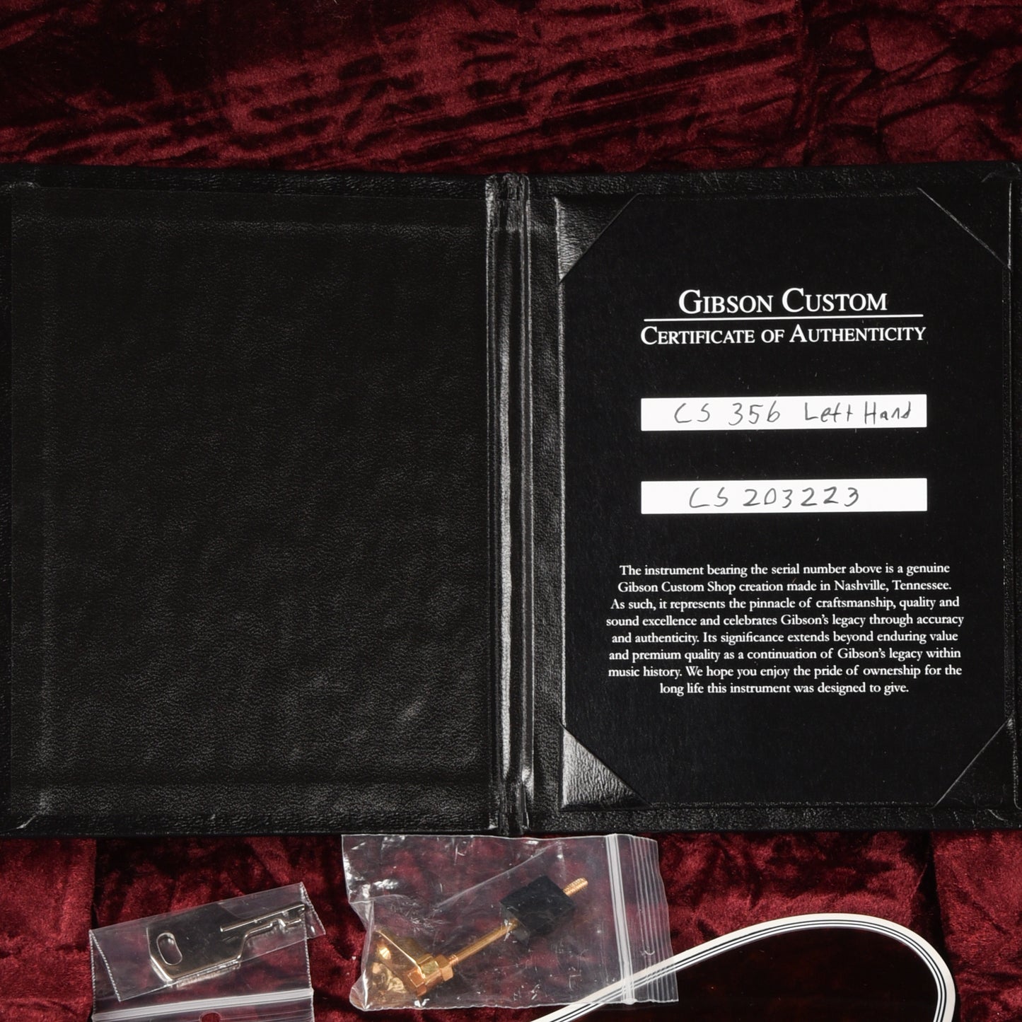 Gibson Custom Shop CS-356 Chablis 2021 LEFTY