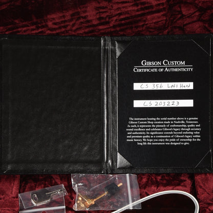 Gibson Custom Shop CS-356 Chablis 2021 LEFTY