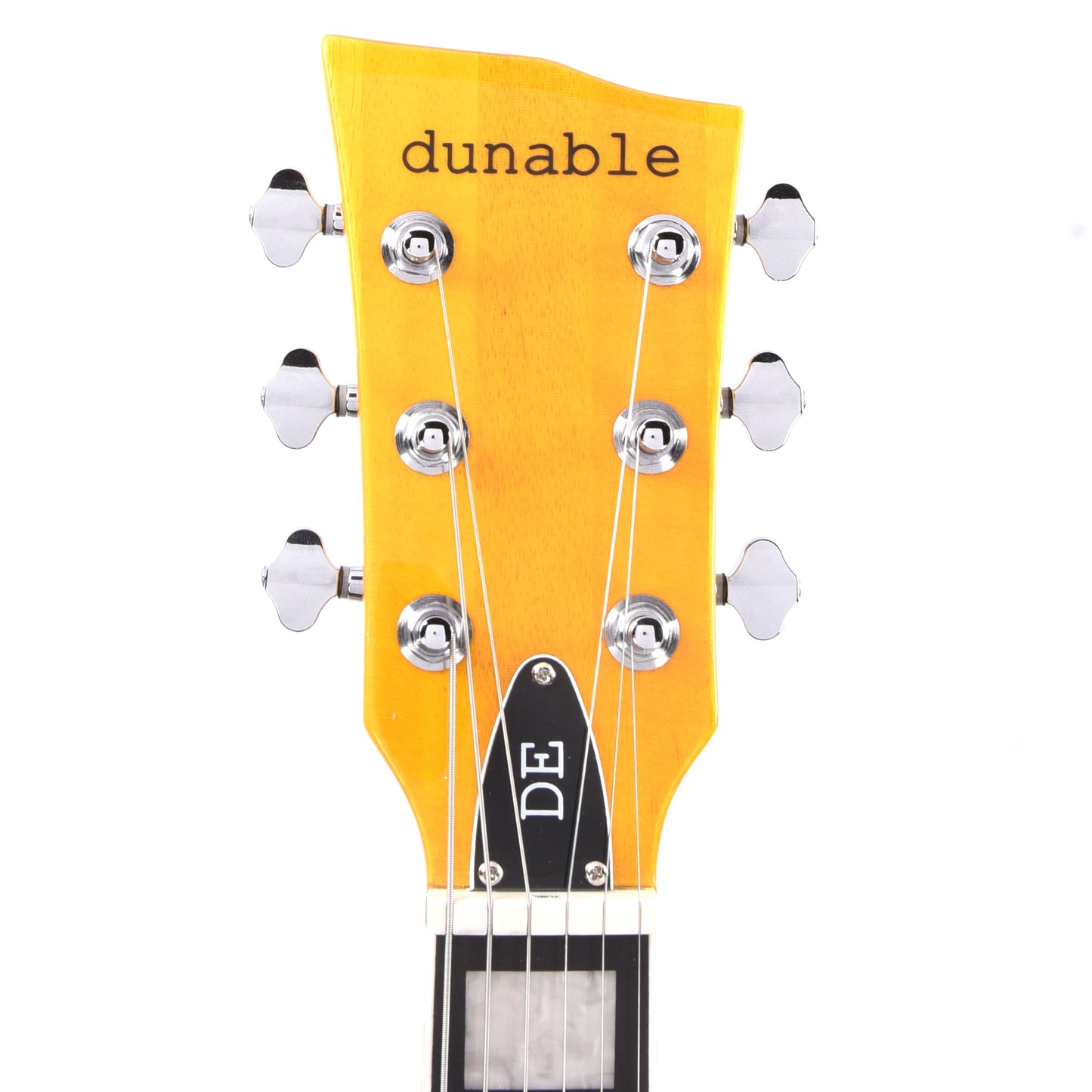 Dunable DE Asteroid Korina Aged Clear w/Bare Knuckle The Mule Humbuckers