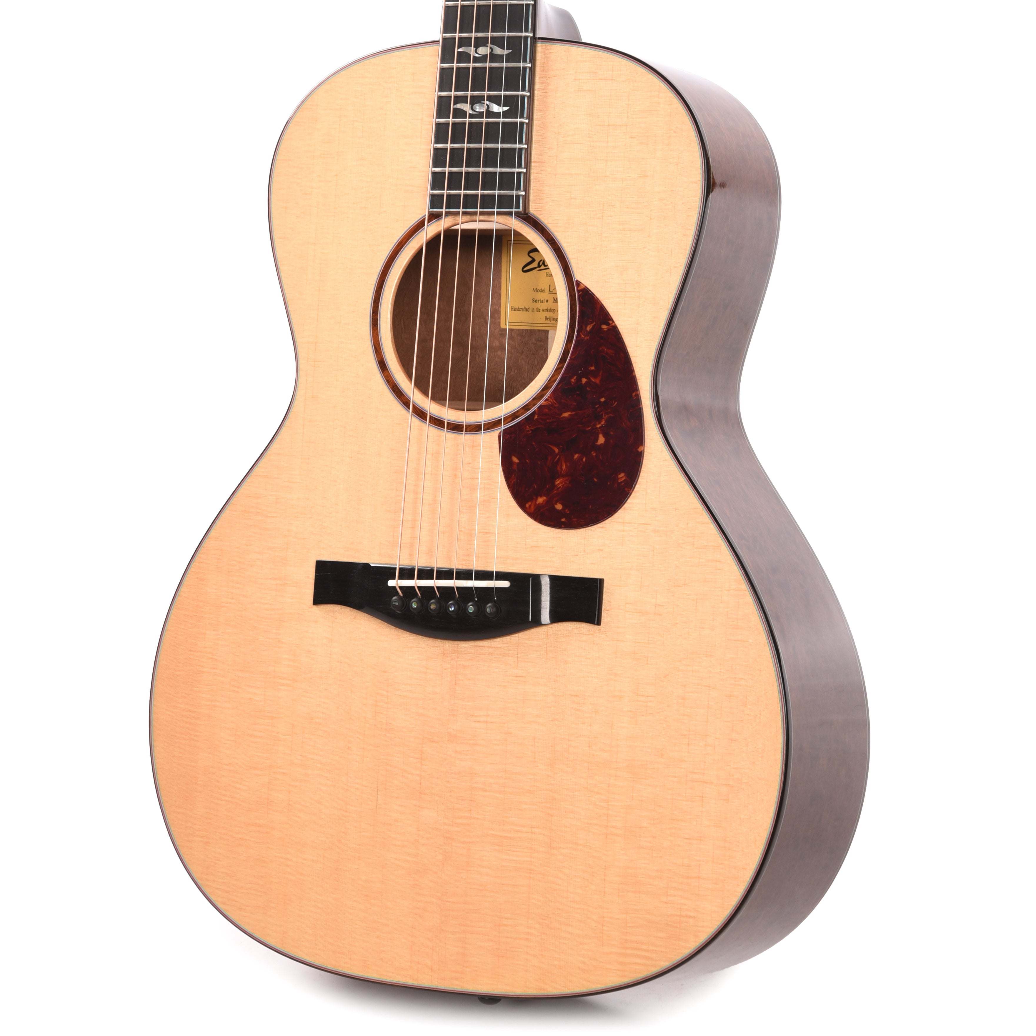 Eastman L-OOSS-QS European Spruce/AA Quilted Sapele OOSS Natural