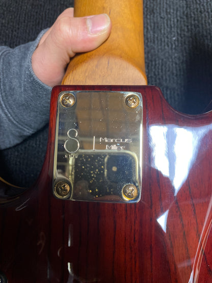 Sire Marcus Miller V10 DX Flame Maple/Swamp Ash 4-String Tobacco Sunburst