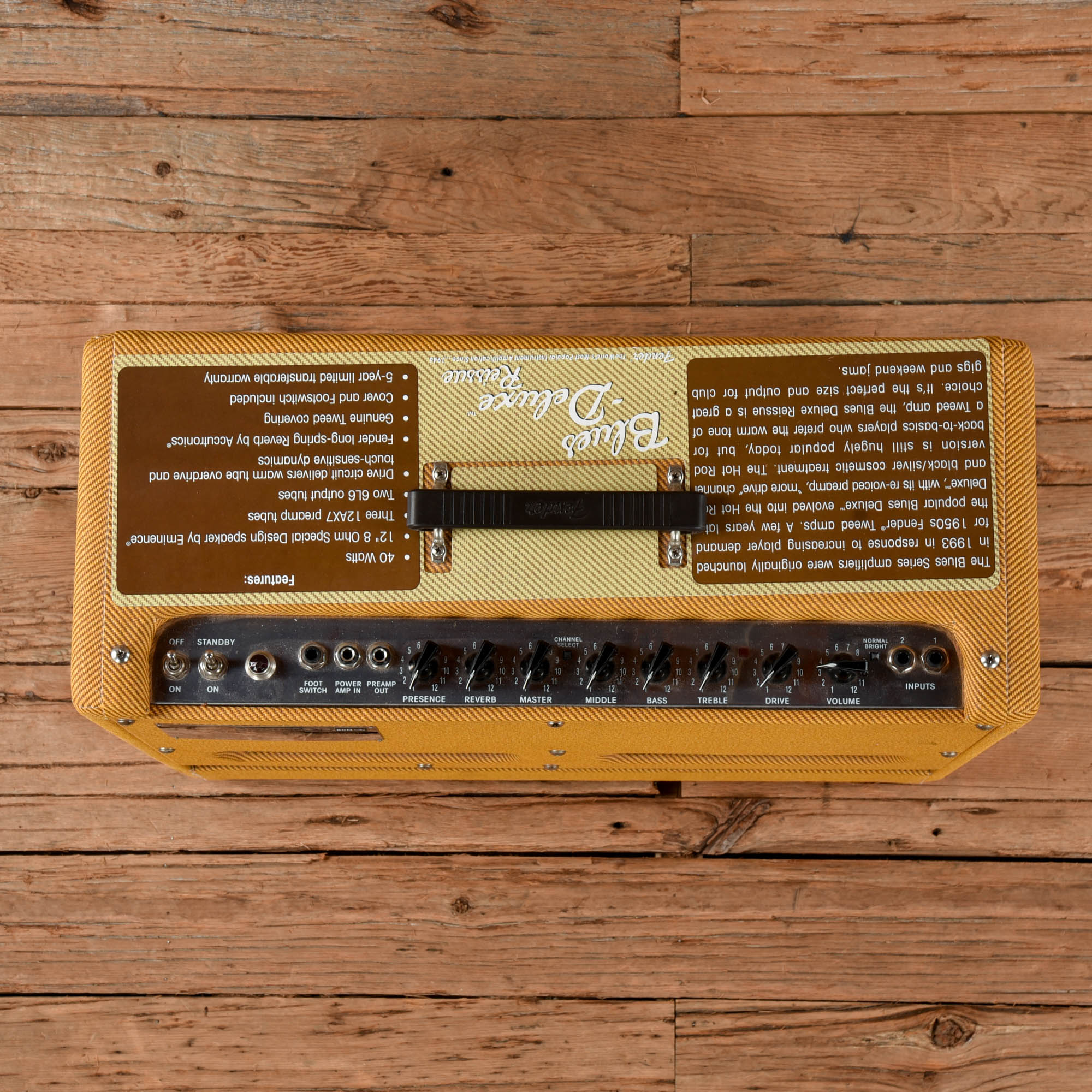 Fender Blues Deluxe Reissue 2-Channel 40-Watt 1x12