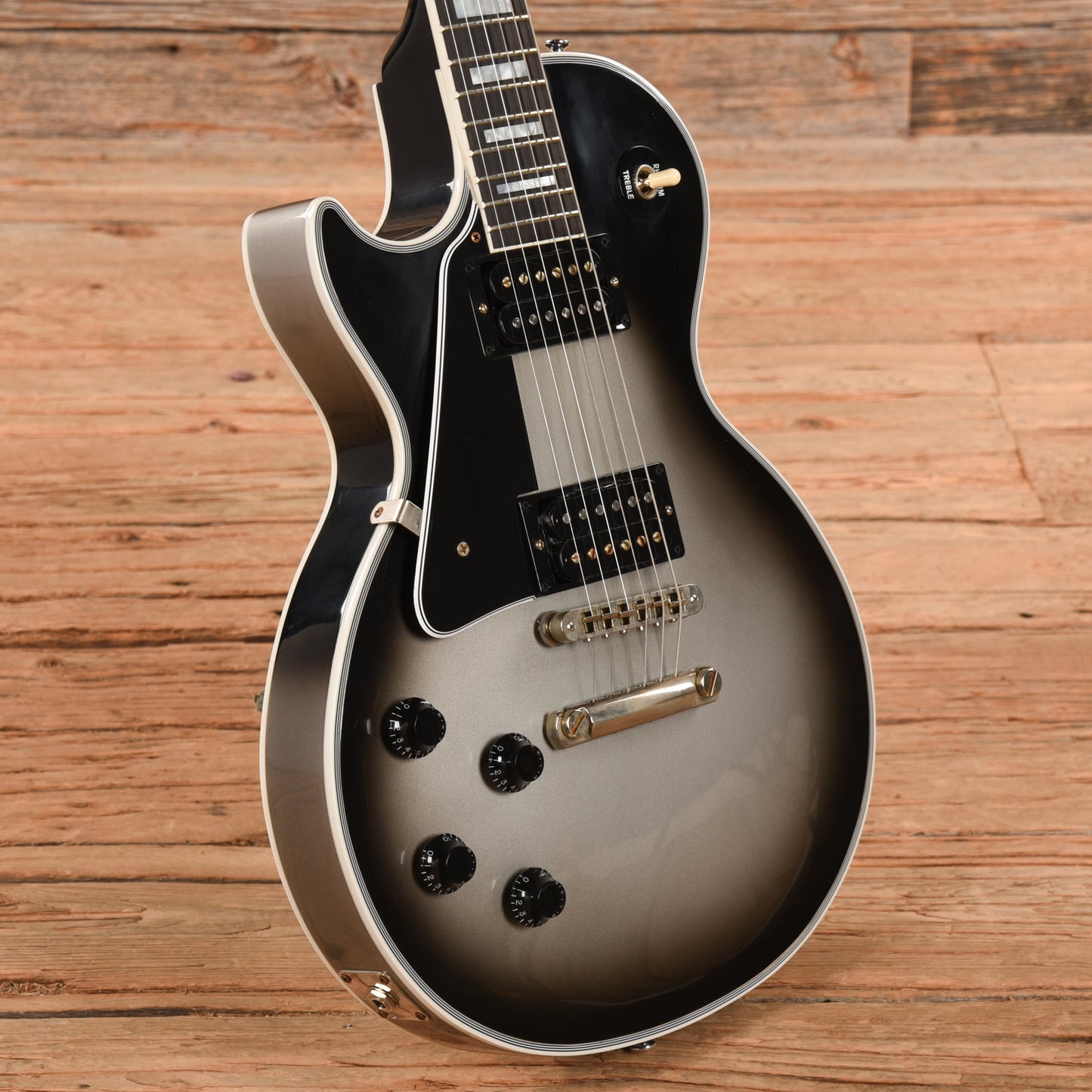 Gibson Demo Shop Les Paul Custom Silverburst VOS 2022 LEFTY