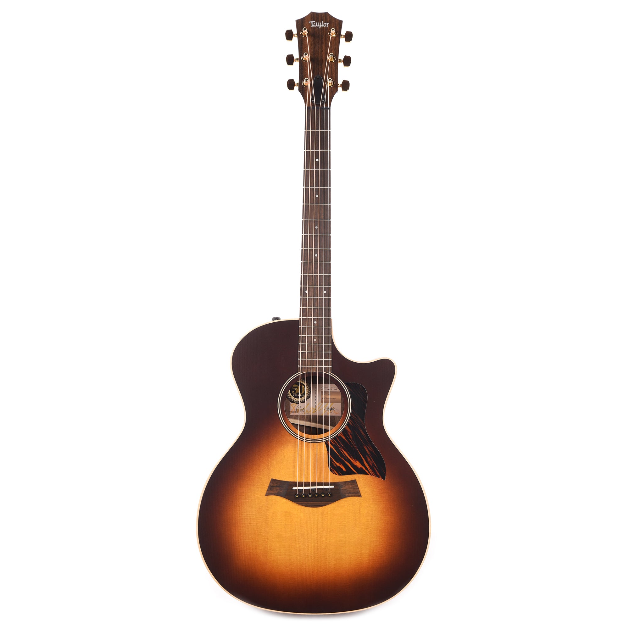 Taylor Limited 50th Anniversary AD14ce-SB Grand Auditorium Spruce/Walnut Tobacco Sunburst