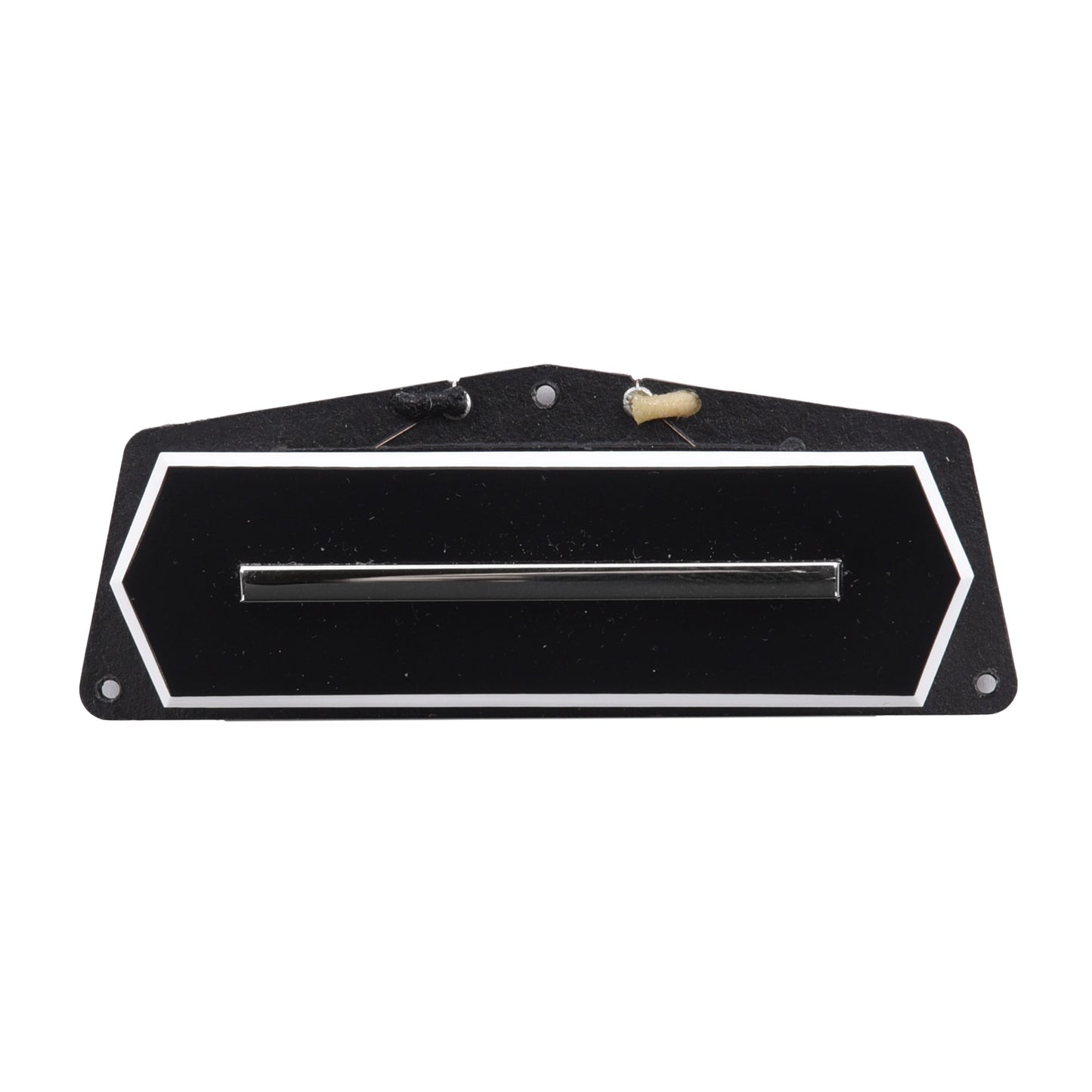 Lollar Charlie Christian Telecaster Neck Pickup Black / White - Pickguard Mount
