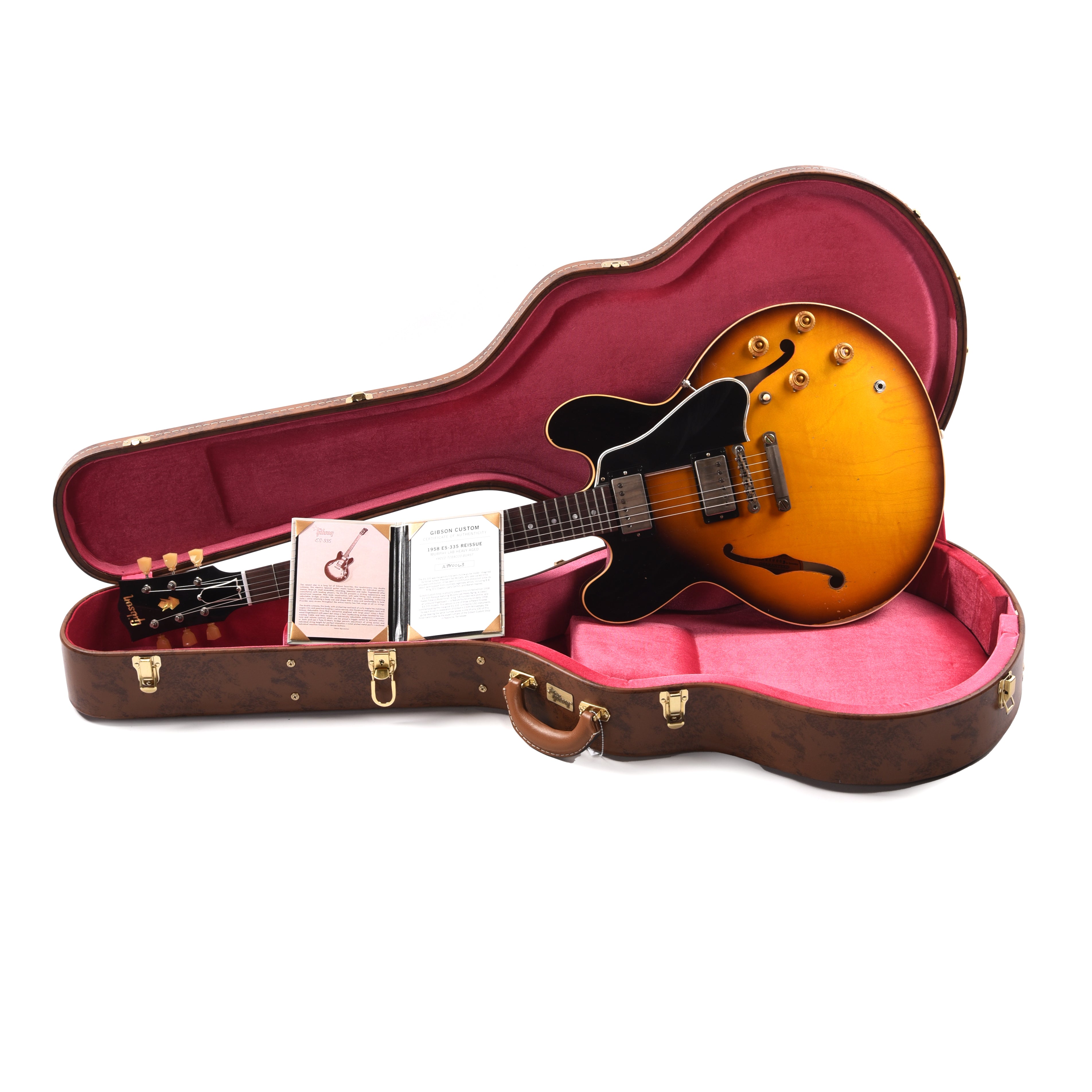 Gibson Custom Shop Limited Edition 1958 ES-335 Murphy Lab Heavy Aged Faded Tobacco Burst