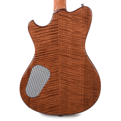 Powers Electric A-Type Shamel Ash Blacktop Top-Loading Hard Tail w/PF42 Pickups