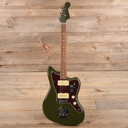 Fender Player Jazzmaster Olive w/Matching Headcap, Pure Vintage '65 Pickups, & Series/Parallel 4-Way