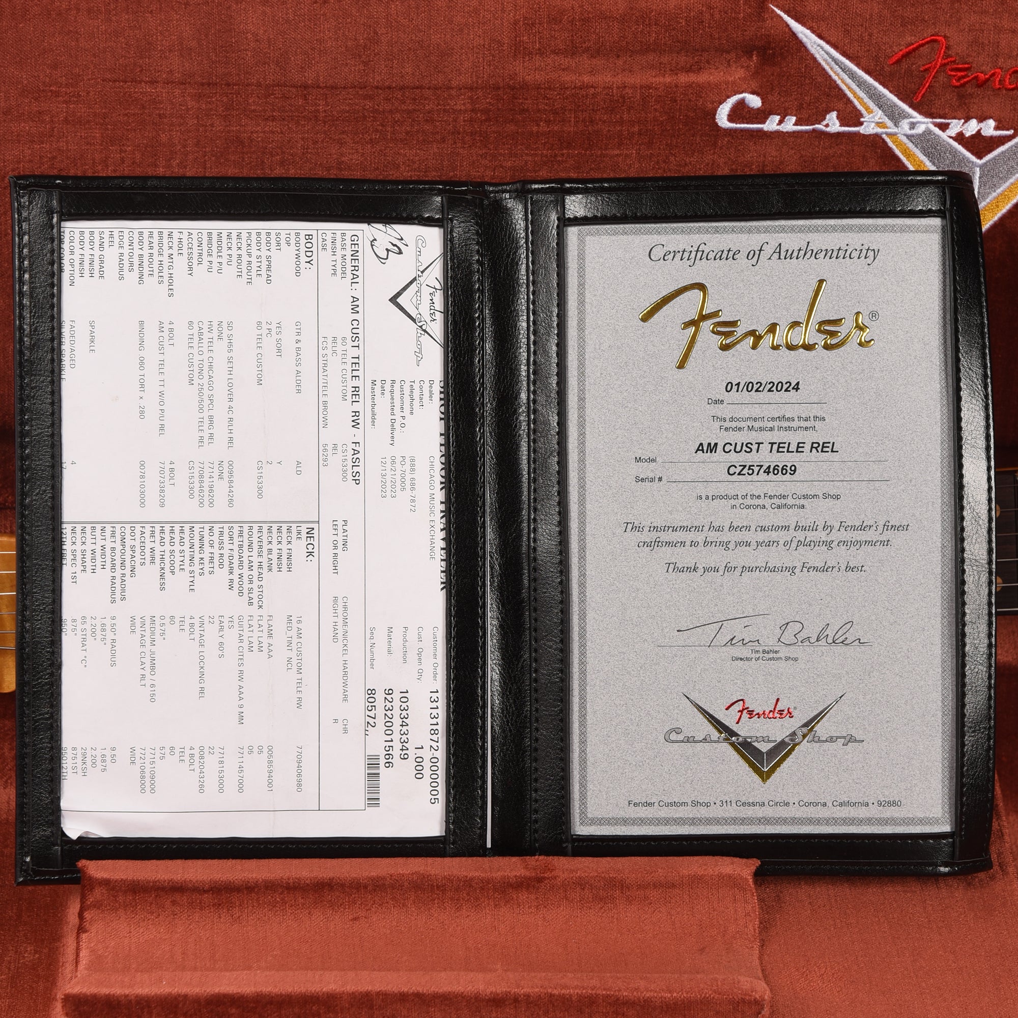 Fender Custom Shop American Custom Telecaster 