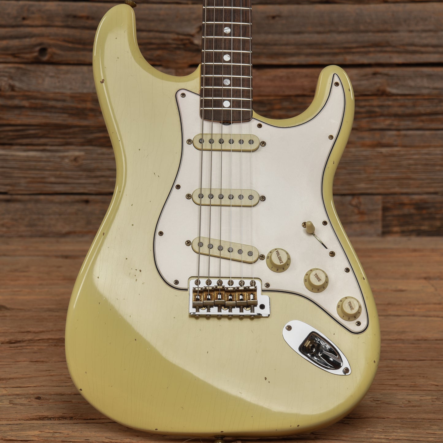Fender Custom Shop 1967 Stratocaster Reissue Journeyman Relic Olympic White 2022