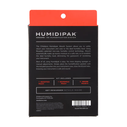 D'Addario Humidipak Absorb Kit