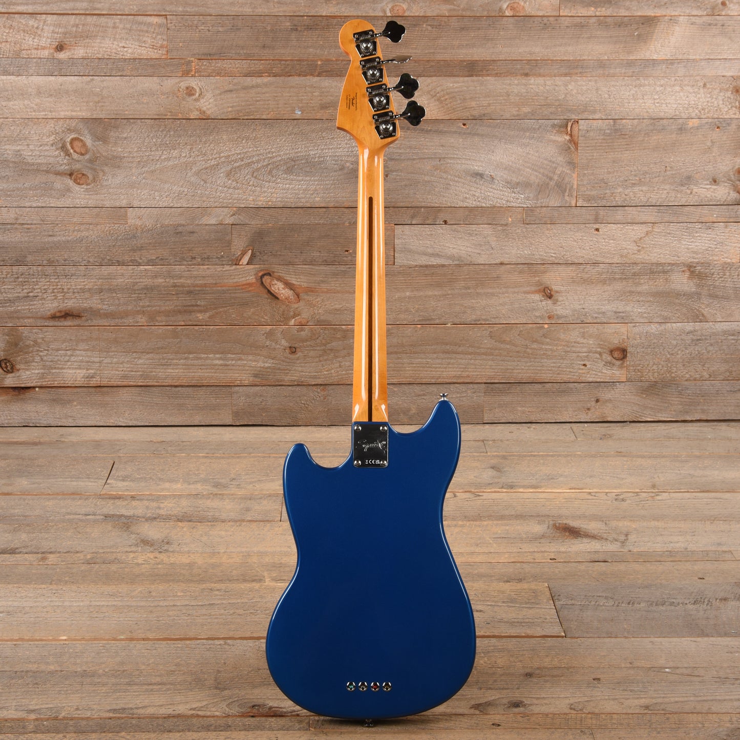 Squier Classic Vibe '60s Competition Mustang Bass Lake Placid Blue w/Olympic White Stripe