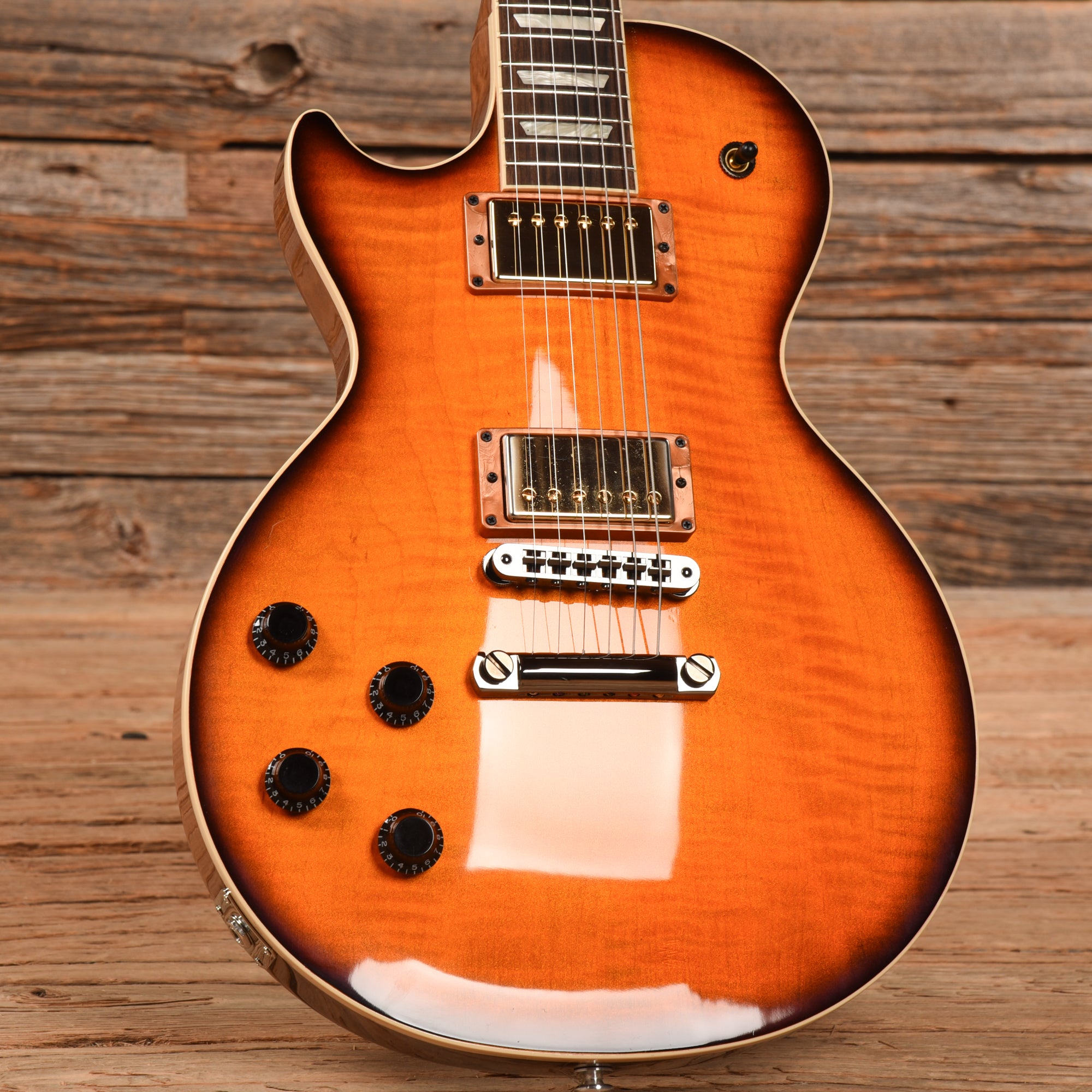 Gibson Mod Shop Les Paul Standard Orange Sparkle Burst 2022 LEFTY