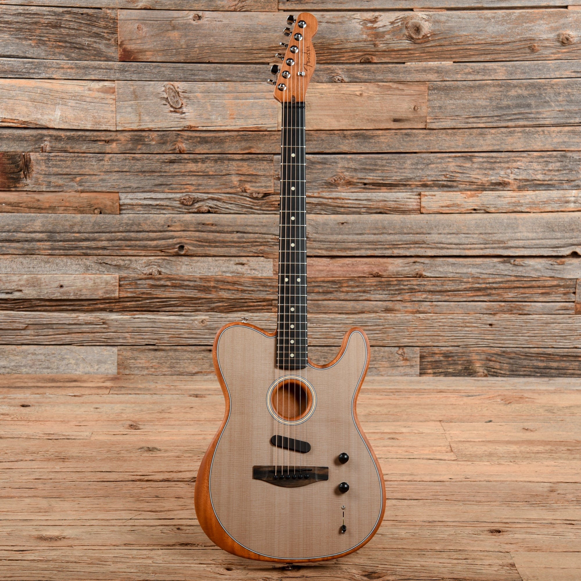 Fender American Acoustasonic Telecaster Sonic Grey 2019 Acoustic Guitars / Built-in Electronics