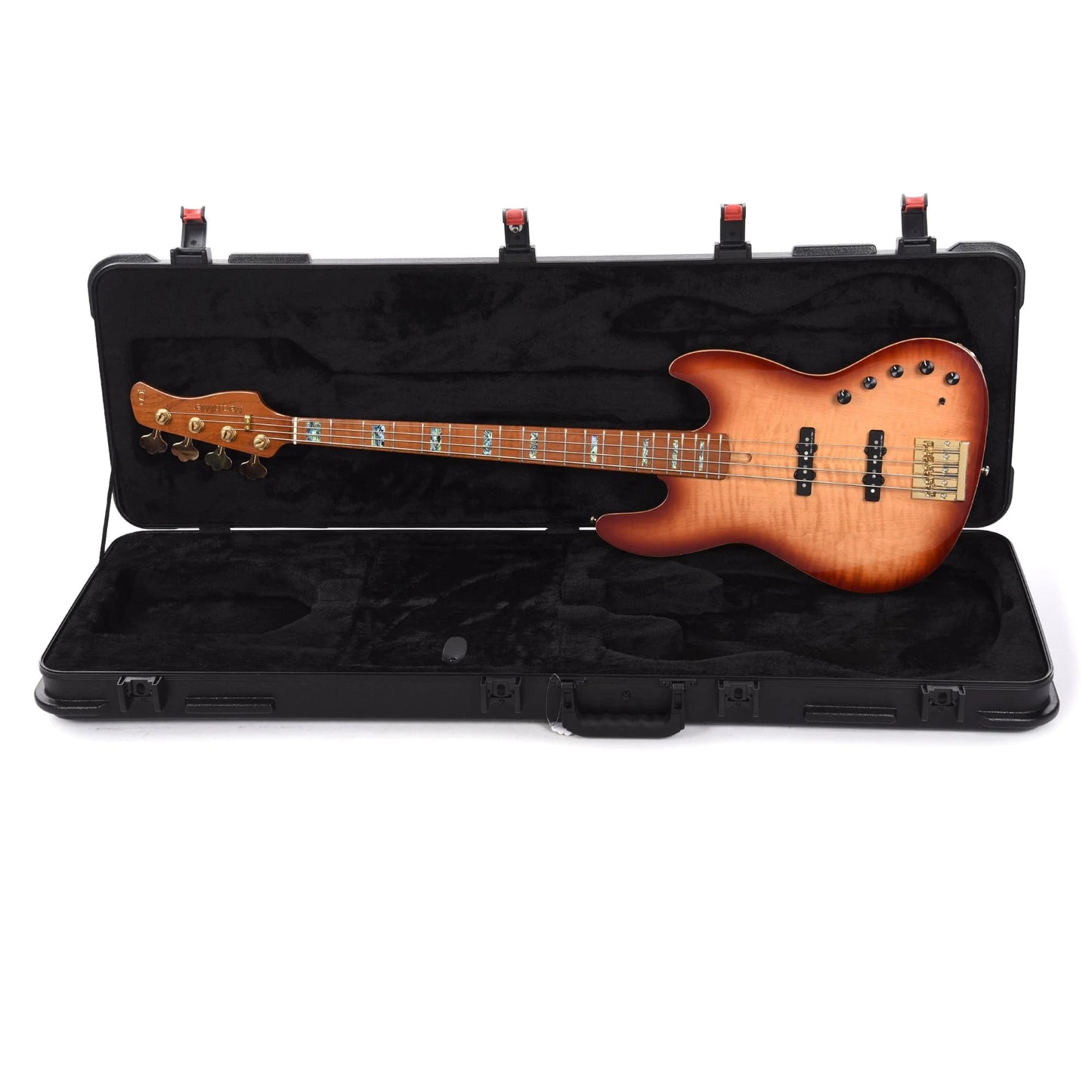 Sire Marcus Miller V10 DX Flame Maple/Swamp Ash 4-String Tobacco Sunburst