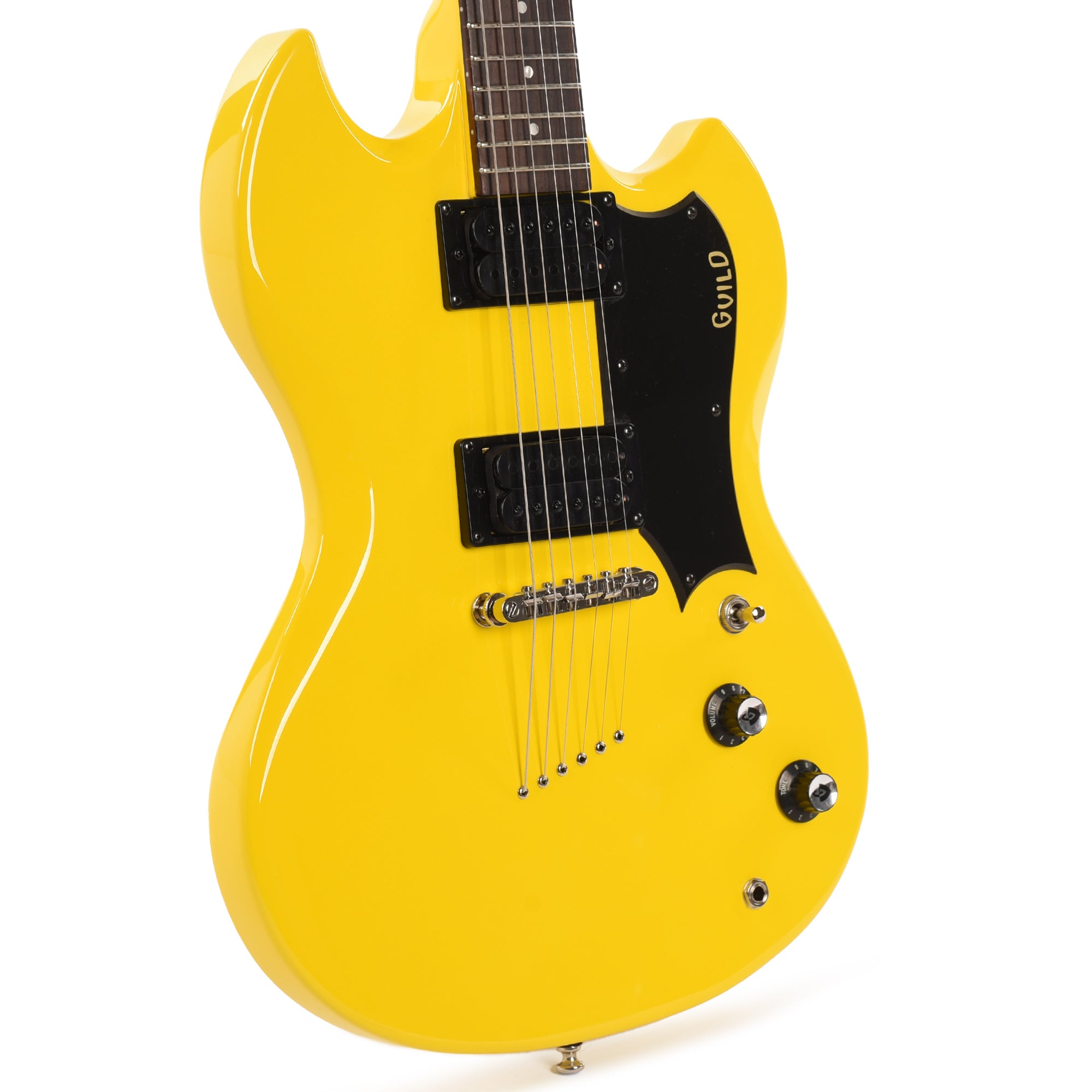 Guild Polara Solid Body Electric Guitar Voltage Yellow