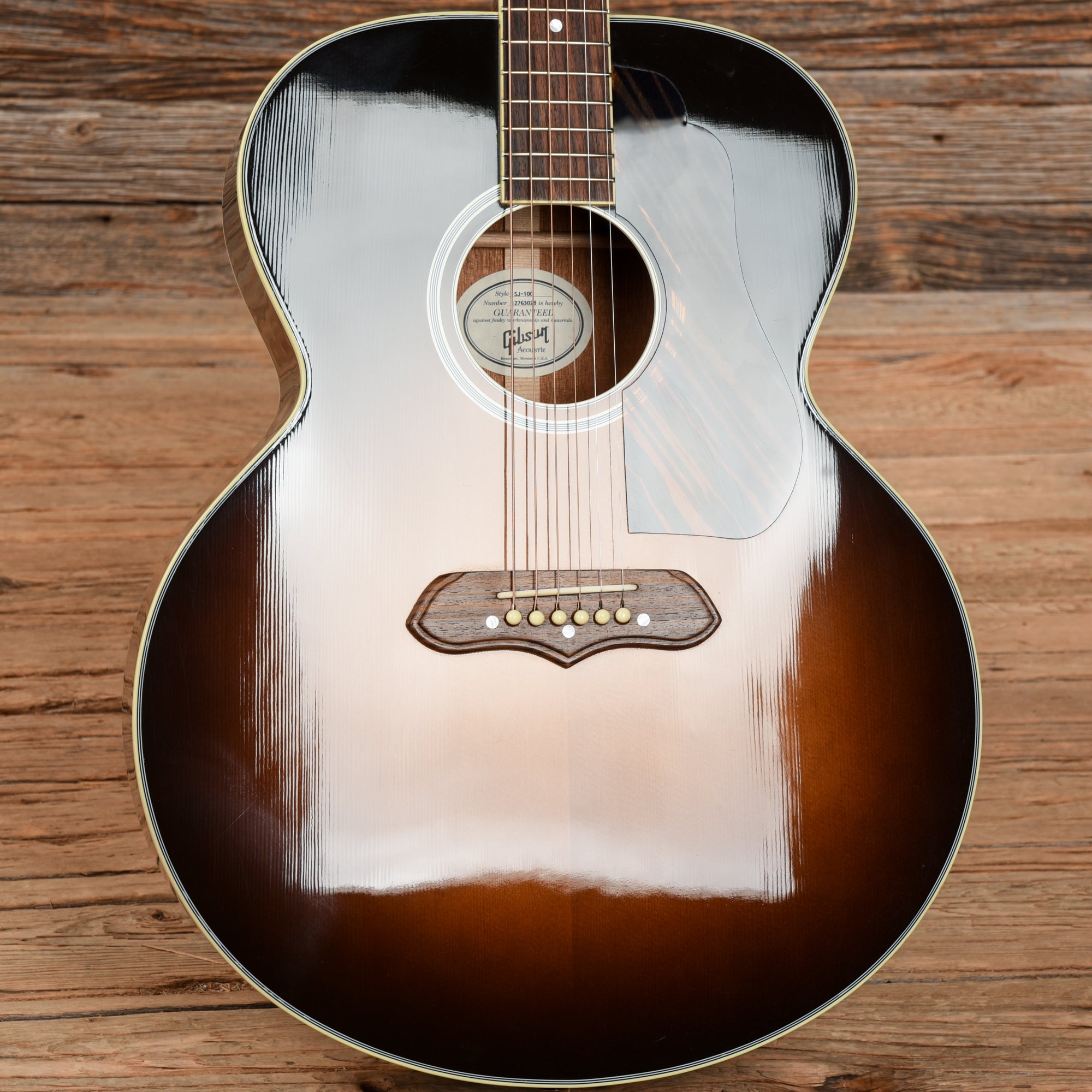 Gibson J-100 1941 Reissue Sunburst 2013