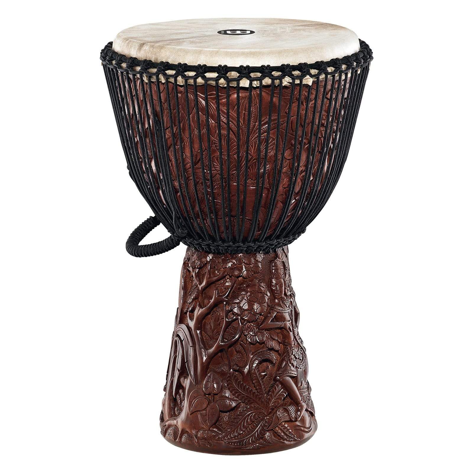 Meinl 14 Inch Artisan Djembe Rama Sita Deluxe Carving Drums and Percussion / Auxiliary Percussion