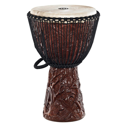Meinl 14 Inch Artisan Djembe Rama Sita Deluxe Carving Drums and Percussion / Auxiliary Percussion