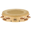 Meinl Artisan 10” Headed Wood Tambourine Cymbal Bronze Jingles 2 Rows Maple Frame Drums and Percussion / Auxiliary Percussion