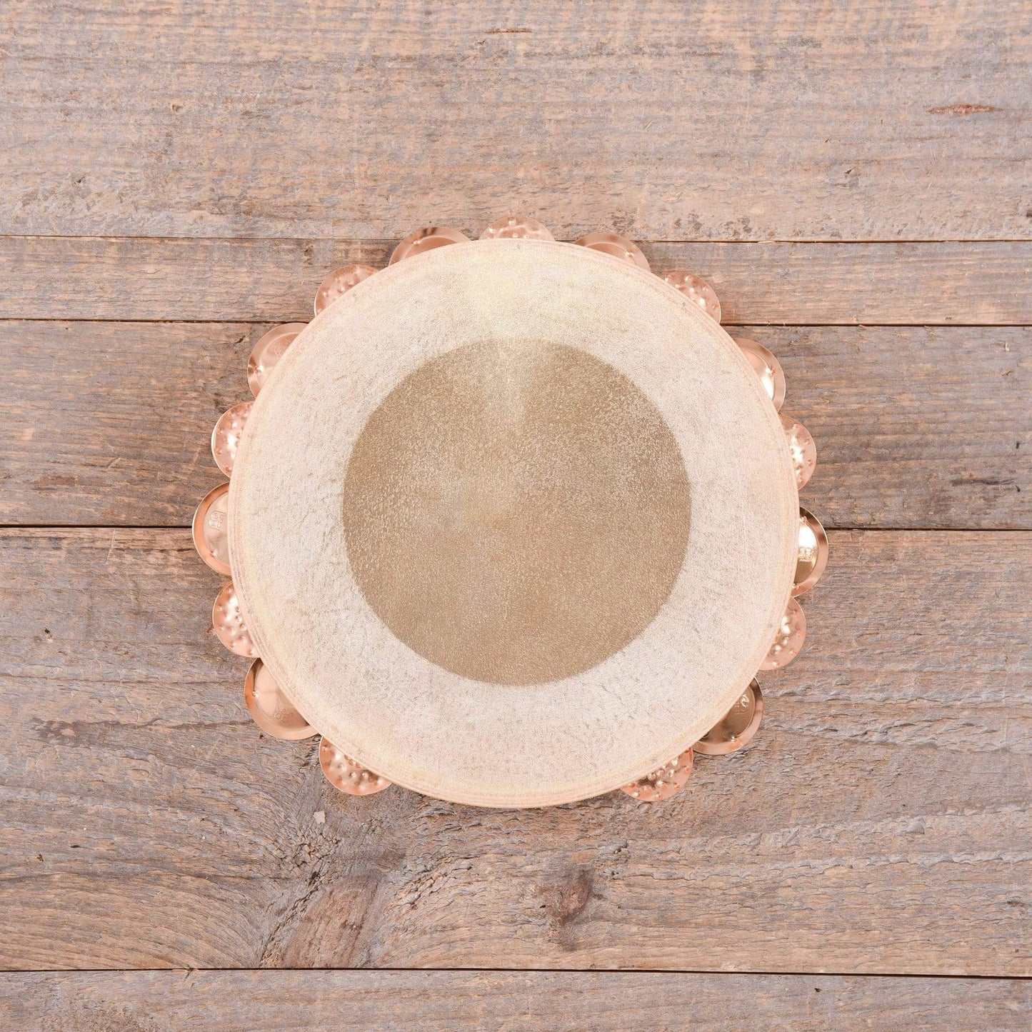 Meinl Artisan 10" Headed Wood Tambourine Cymbal Bronze Jingles 2 Rows Maple Frame Drums and Percussion / Auxiliary Percussion