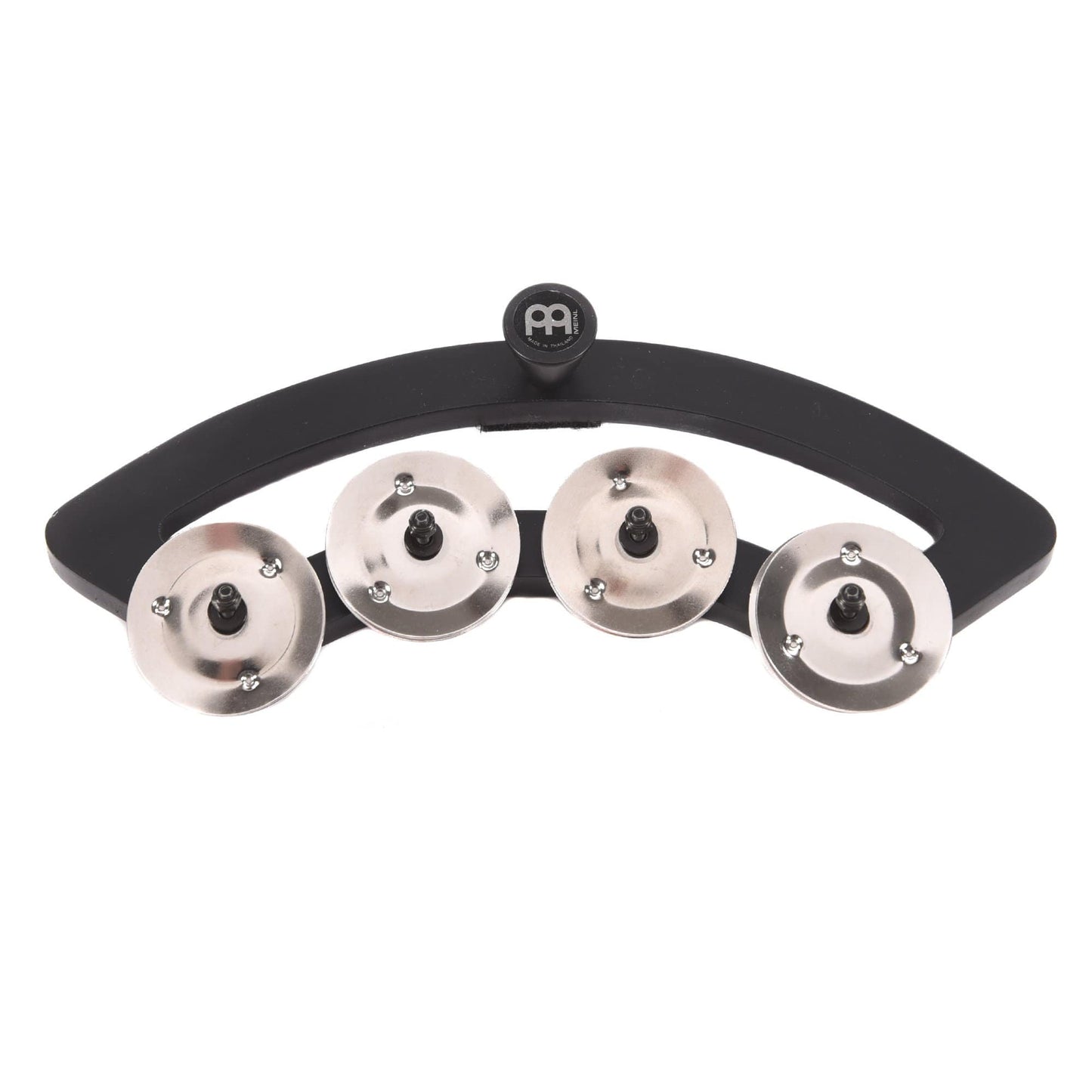 Meinl Backbeat Tambourine For 10-12" Drums, Stainless Steel Jingles Drums and Percussion / Auxiliary Percussion