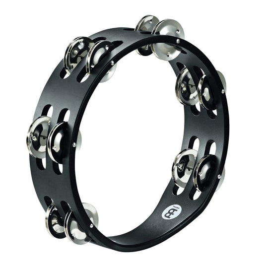 Meinl Compact Tambourine, Steel (BLACK) Drums and Percussion / Auxiliary Percussion