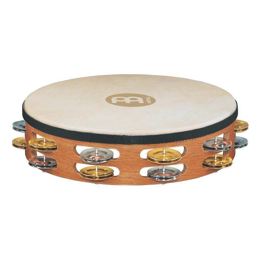 Meinl Headed Recording-Combo Wood Tambourine 2 row version Drums and Percussion / Auxiliary Percussion