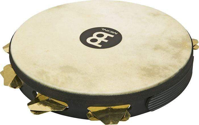 Meinl Headed Super Dry Studio Tambourine, 1 Row (Black) Drums and Percussion / Auxiliary Percussion