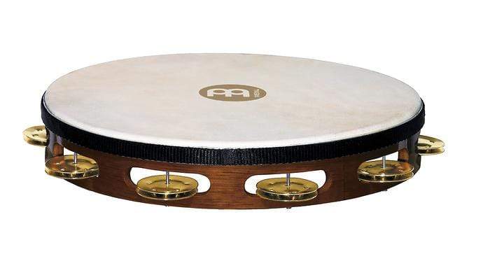 Meinl Headed Wood Tambourine Brass Jingles 1 row version Drums and Percussion / Auxiliary Percussion