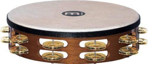 Meinl Headed Wood Tambourine Brass Jingles 2 row version Drums and Percussion / Auxiliary Percussion