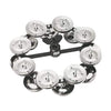 Meinl Headliner Hi-Hat Tambourine 5 Steel Jingles 2 Row Black Drums and Percussion / Auxiliary Percussion