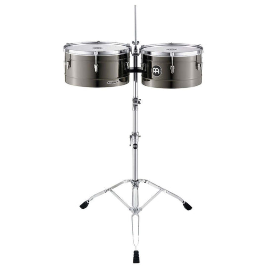 Meinl Marathon Timbales 14 & 15 Inch Black Nickel Finish Drums and Percussion / Auxiliary Percussion