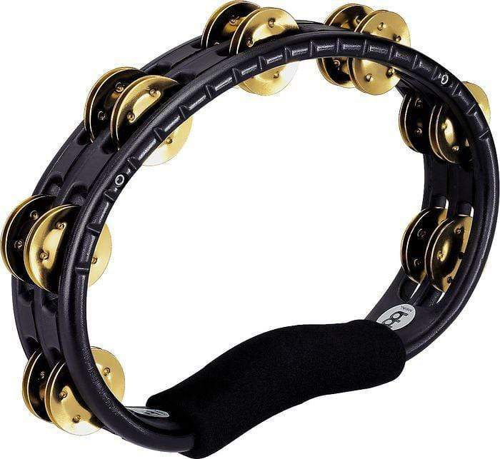 Meinl Tambourine, Brass Jingles Hand held version, Black Drums and Percussion / Auxiliary Percussion