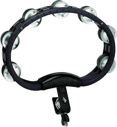 Meinl Tambourine, Steel Jingles Mountable version, Black Drums and Percussion / Auxiliary Percussion